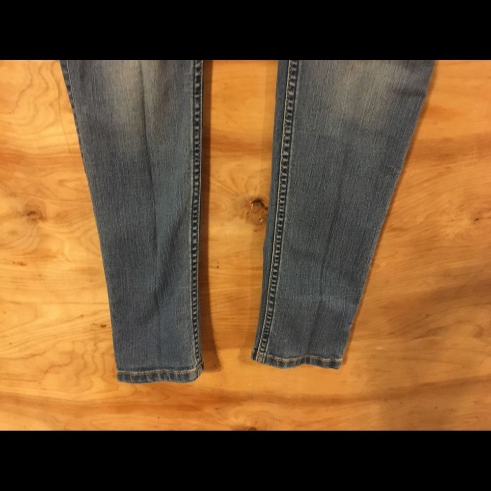 Hollister sz 3 skinny distressed blue jeans - Picture 3 of 8